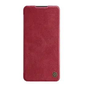Futrola - maska Nillkin Qin za Xiaomi Redmi Note 11T 5G/Poco M4 Pro 5G crvena.