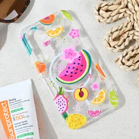 Futrola - maska print Magsafe za Samsung S931 Galaxy S25 Summer Fruits.