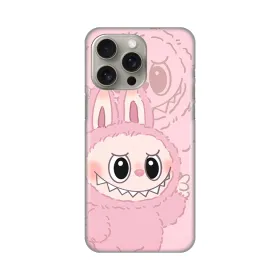 Silikonska futrola - maska print za iPhone 15 Pro Max 6.7 La Bubu Pink.