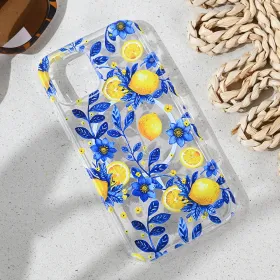 Futrola - maska print Magsafe za iPhone 12/12 Pro 6.1 Mediteran Lemon.