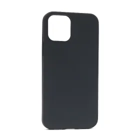 Futrola - maska GENTLE COLOR za iPhone 12/12 Pro (6.1) crna (MS).
