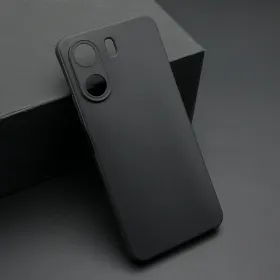 Futrola - maska ultra tanki KOLOR za Xiaomi Redmi 13C/Poco C65 crna (MS).