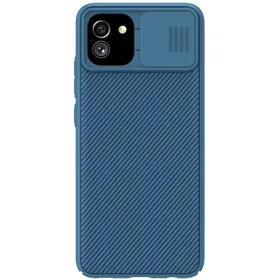 Futrola - maska Nillkin CamShield za Samsung A035 Galaxy A03 plava.