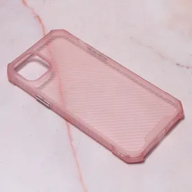 Futrola - maska Carbon Crystal za iPhone 14 Plus 6.7 pink.