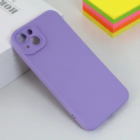 Futrola - maska Silikon color za iPhone 14 Plus 6.7 ljubicasta.