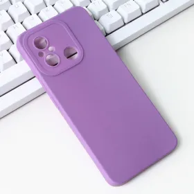 Futrola - maska Silikon Pro Camera za Xiaomi Redmi 12C ljubicasta.