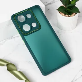 Futrola - maska Shining Camera za Xiaomi Redmi Note 13 Pro 4G (EU) tamno zelena.