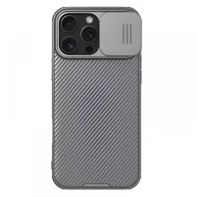 Futrola - maska Nillkin CamShield Pro za iPhone 16 Pro Max 6.9 siva.