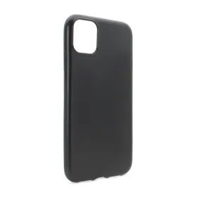 Silikonska futrola - maska Skin za iPhone 11 6.1 mat crna.