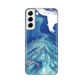 Silikonska futrola - maska print za Samsung Galaxy S22 Plus Blue Marble.