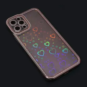 Futrola - maska Heart IMD za iPhone 12 Pro Max 6.7 roze.