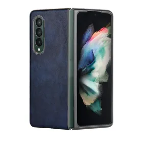Futrola - maska Leather za Samsung F936B Samsung F936 Galaxy Z Fold 4 plava.