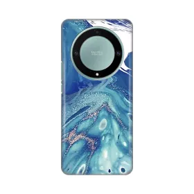 Silikonska futrola - maska print za Huawei Honor Magic 5 Lite Blue Marble.