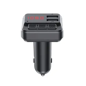 FM transmiter C6 USB Bluetooth 5.0 12-24V Slušalice handsfree crni.