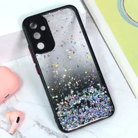 Futrola - maska Frame Glitter za Samsung Galaxy A34 5G 5G crna.