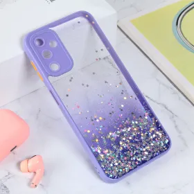 Futrola - maska Frame Glitter za Samsung A145R/A146B Galaxy A14 4G/5G ljubicasta.