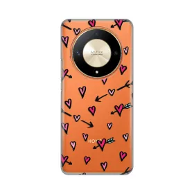 Silikonska futrola - maska print Skin za Huawei Honor Magic 6 lite Heart Pattern.