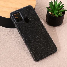 Futrola - maska Sparkle Dust za Samsung A217F Galaxy A21s crna.