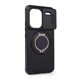 Futrola - maska CamShield Ring stand za Xiaomi Redmi Note 13 Pro Plus (EU) crna.