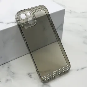 Futrola - maska DIAMOND SIDE za iPhone 14 (6.1) braon (MS).