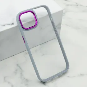Futrola - maska ELEGANT EDGE za iPhone 15 Plus (6.7) ljubicasta (MS).