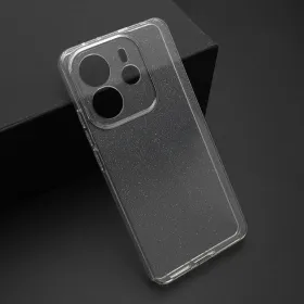 Futrola - maska SPARKLING za Xiaomi Redmi Note 14 4G providna (MS).