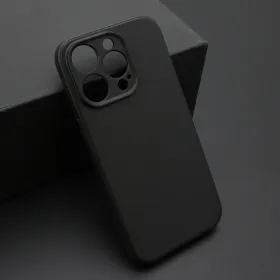 Futrola - maska ultra tanki KOLOR za iPhone 14 Pro crna (MS).
