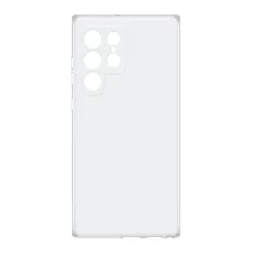 Futrola - maska ultra tanki PROTECT silikon za Samsung Galaxy S22 Ultra 5G providna (bela) (MS).