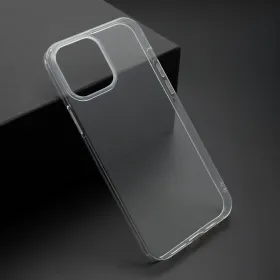 Futrola - maska ultra tanki PROTECT silikon za iPhone 13 Pro Max (6.7) providna (bela) (MS).