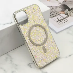 Futrole GLAM GLOW MagSafe za iPhone 11 (6.1) zlatna (MS).