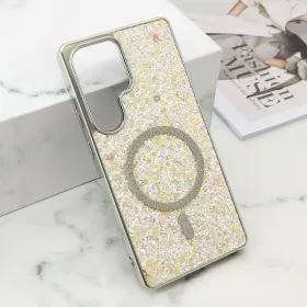Futrole GLAM GLOW MagSafe za Samsung S938 Galaxy S25 Ultra 5G zlatna (MS).