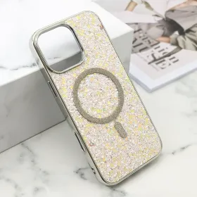 Futrole GLAM GLOW MagSafe za iPhone 16 Pro Max (6.9) zlatna (MS).