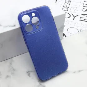 Futrola - maska GLOW SHINING za iPhone 14 Pro (6.1) plava (MS).