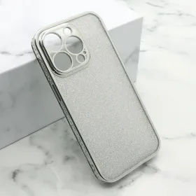 Futrola - maska SPARKLY HUSK za iPhone 14 Pro (6.1) siva (MS).