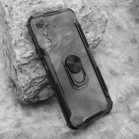 Futrola - maska DEFENDER RING CLEAR za Samsung A145R Galaxy A14 4G/Galaxy A14 5G crna (MS).