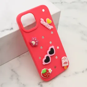 Futrola - maska TOY za iPhone 15 (6.1) pink (MS).