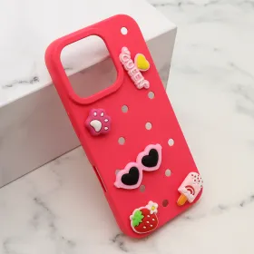 Futrola - maska TOY za iPhone 16 Pro (6.3) pink (MS).