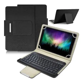 Futrola - maska sa Bluetooth Tastaturom Leather za Tablet 11" Univerzalna crna.