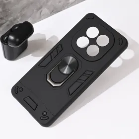 Futrola - maska Hard Ring za Xiaomi Redmi Note 14 Pro Plus 5G (EU) crna.