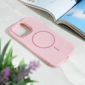 Futrola - maska Magsafe Sparkle Dust za iPhone 13 Pro 6.1 rose.