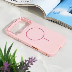 Futrola - maska Magsafe Sparkle Dust za iPhone 17 Pro Max 6.9 roze.
