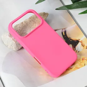 Futrola - maska Teracell Soft Velvet za iPhone 17 Pro 6.3 pink.