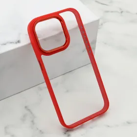 Futrola - maska ELEGANT EDGE za iPhone 15 Pro (6.1) crvena (MS).