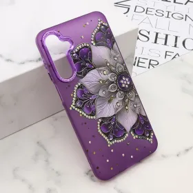 Futrola - maska LOTUS za Samsung A166B Galaxy A16 5G ljubicasta (MS).