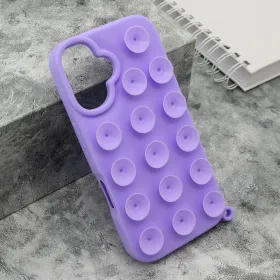 Futrola - maska OCTOBUDDY za iPhone 16 (6.1) ljubicasta (MS).