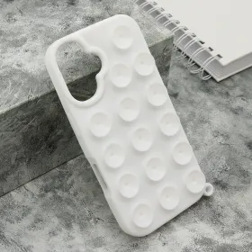 Futrola - maska OCTOBUDDY za iPhone 16 (6.1) bela (MS).