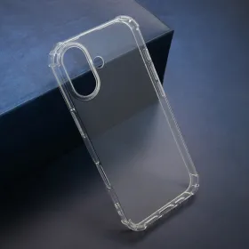 Silikonska futrola - maska CRASHPROOF za iPhone 17 (6.3) providna (MS).