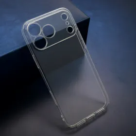 Silikonska futrola - maska CLEAR za iPhone 17 Pro Max (6.9) providna (MS).
