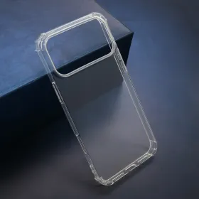 Silikonska futrola - maska CRASHPROOF za iPhone 17 Pro Max (6.9) providna (MS).