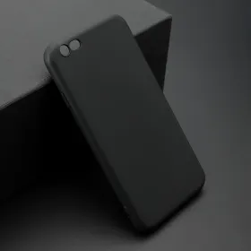 Futrola - maska ultra tanki KOLOR za iPhone 6G/6S crna (MS).